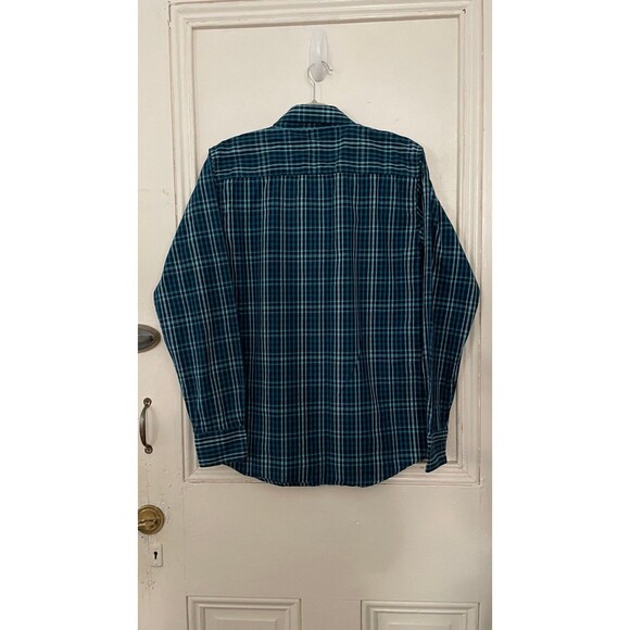 London Fog Men’s Button Up Long Sleeve Shirt Slim Fit — Like New — Size Medium - Picture 3 of 4